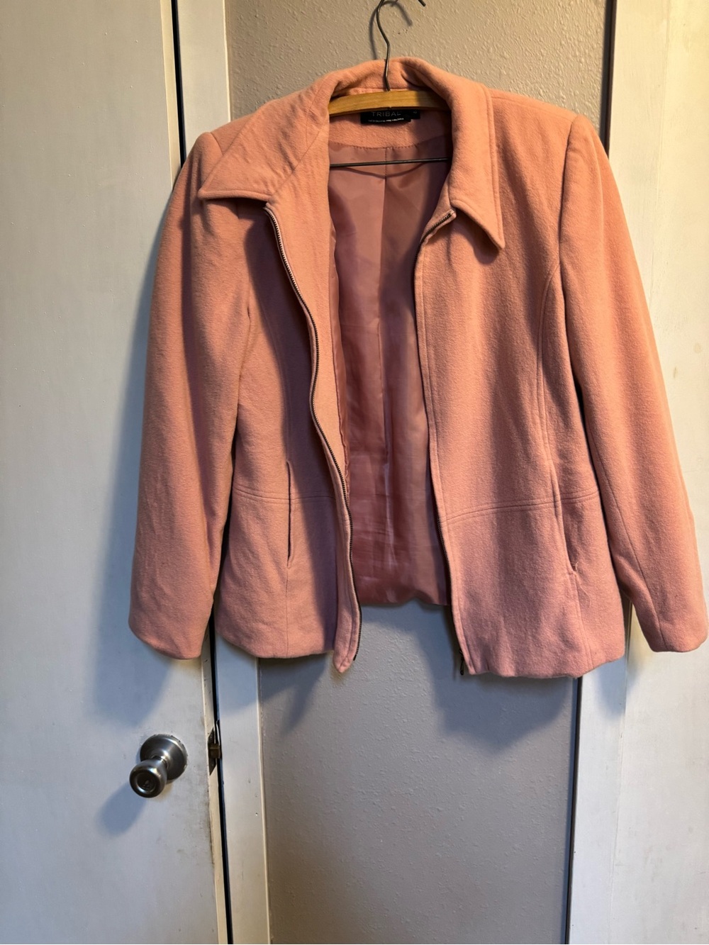 Tribal Soft Blush Pink Women's Blazer Jacket